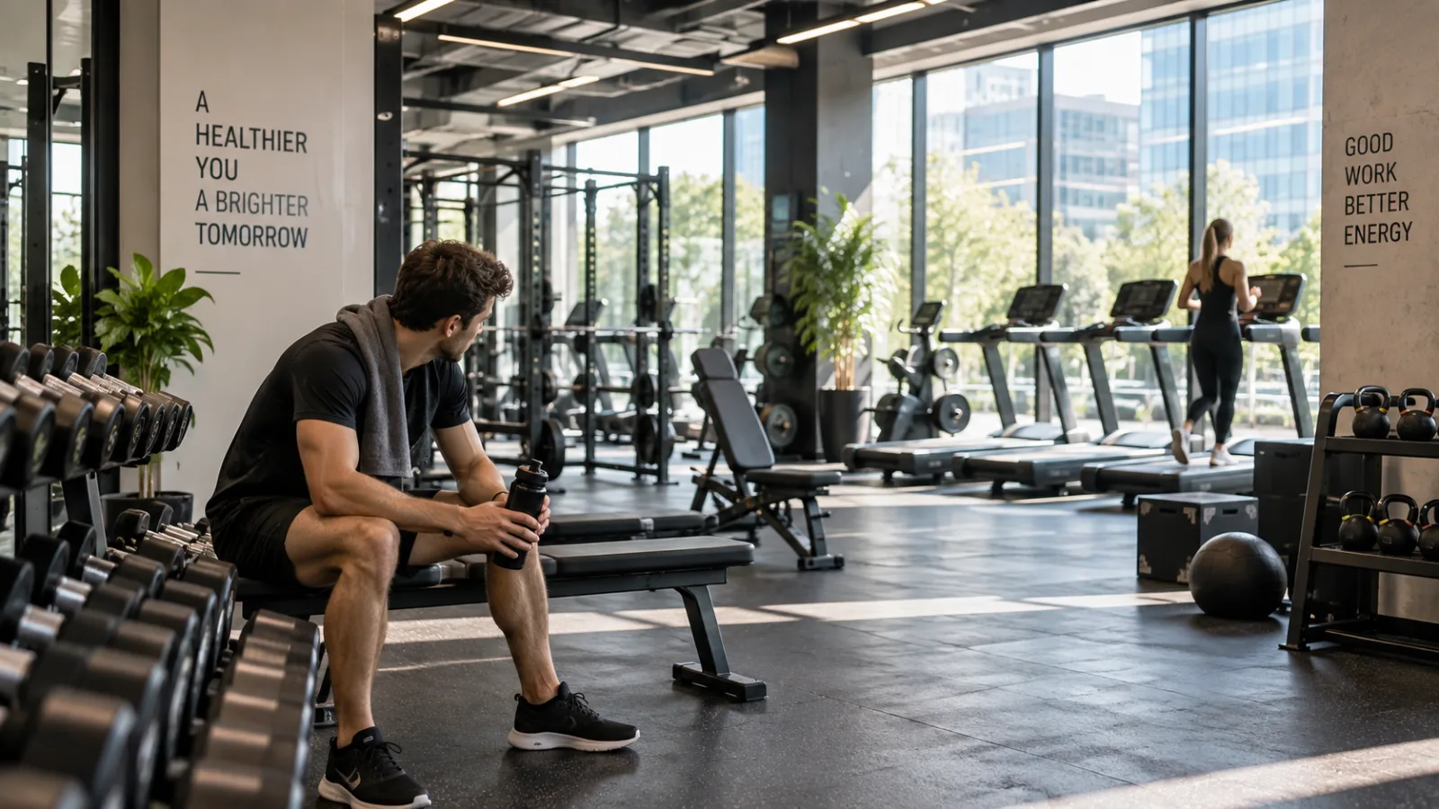 Gym near Central FIVE offering a convenient workout option before or after work